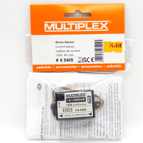 Capteur de courant MULTIPLEX 150A M-LINK #85405