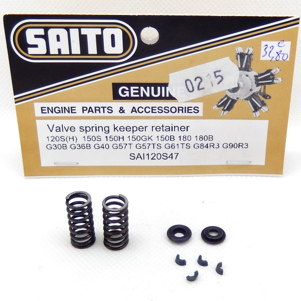 SAITO SAI120S47 kit ressorts de soupapes + rondelles + clips