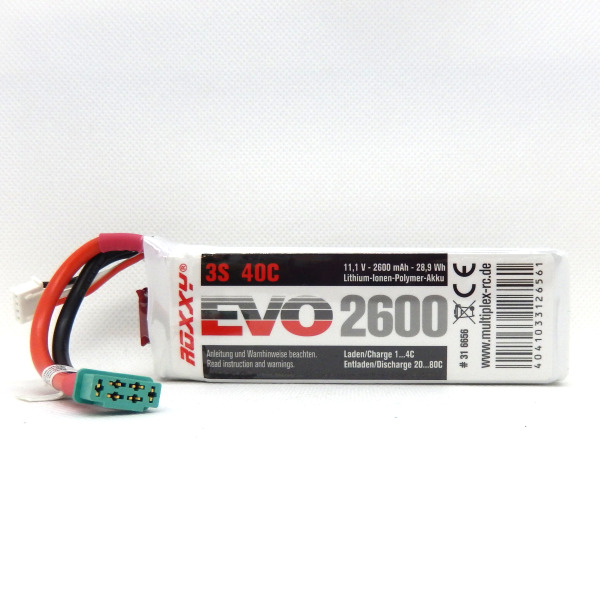 ROXXY EVO 2600 3S 40C Accu LiPo #316656
