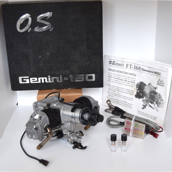 Moteur d'occasion O.S. FT160 avec allumage électronique RCEXL
